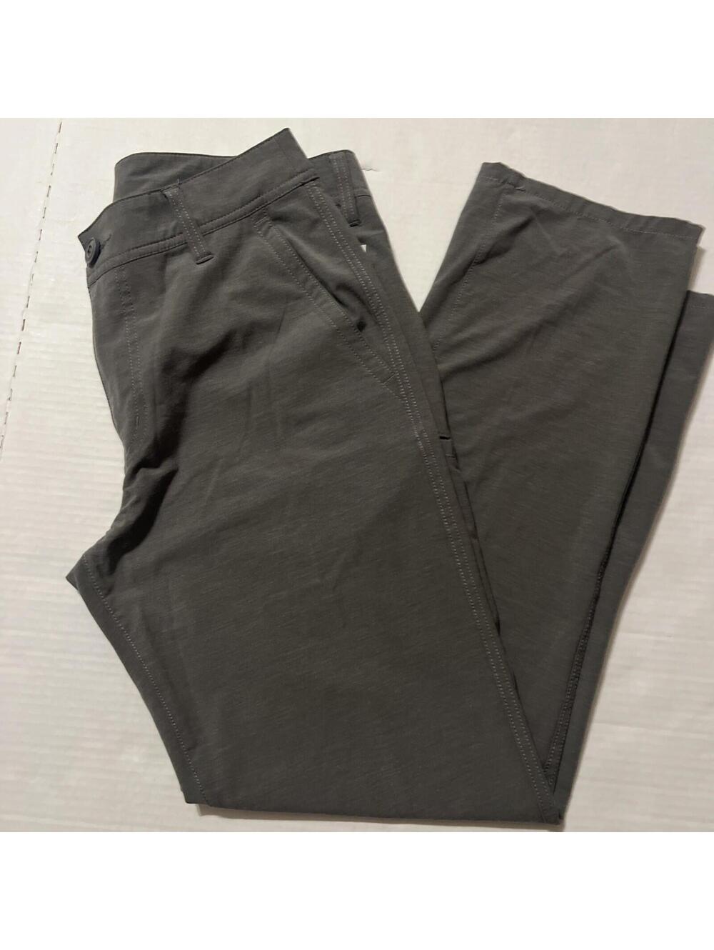 HUK Performance Pants Mens 30x28 (30)Fishing Lightweight Quick Dry Gray